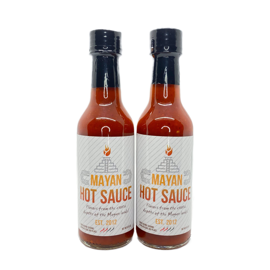 2 Bottles Mayan Hot Sauce (Medium)